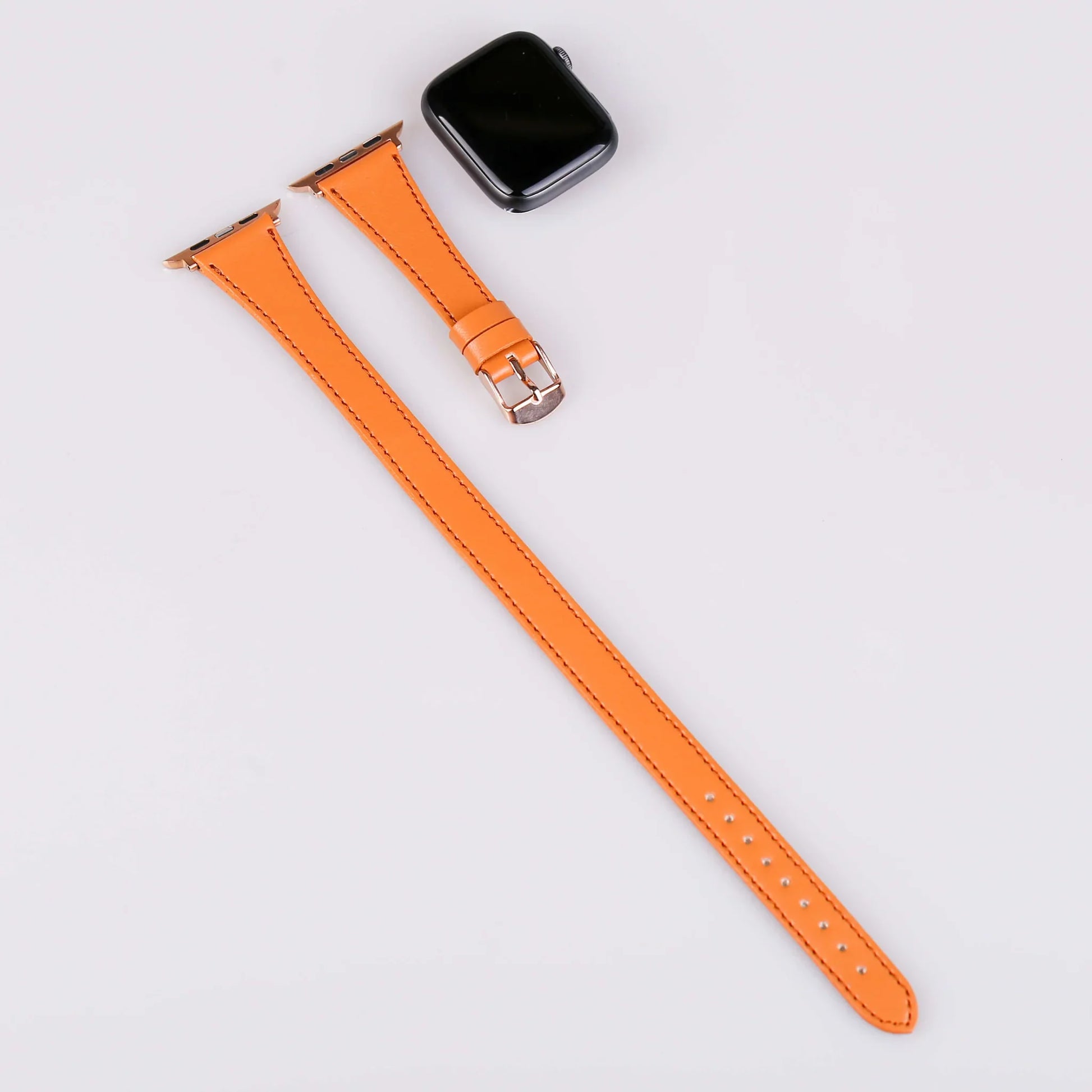 Bileklik Saat Kayışı - Vegan Leather Uzun Apple Watch Band