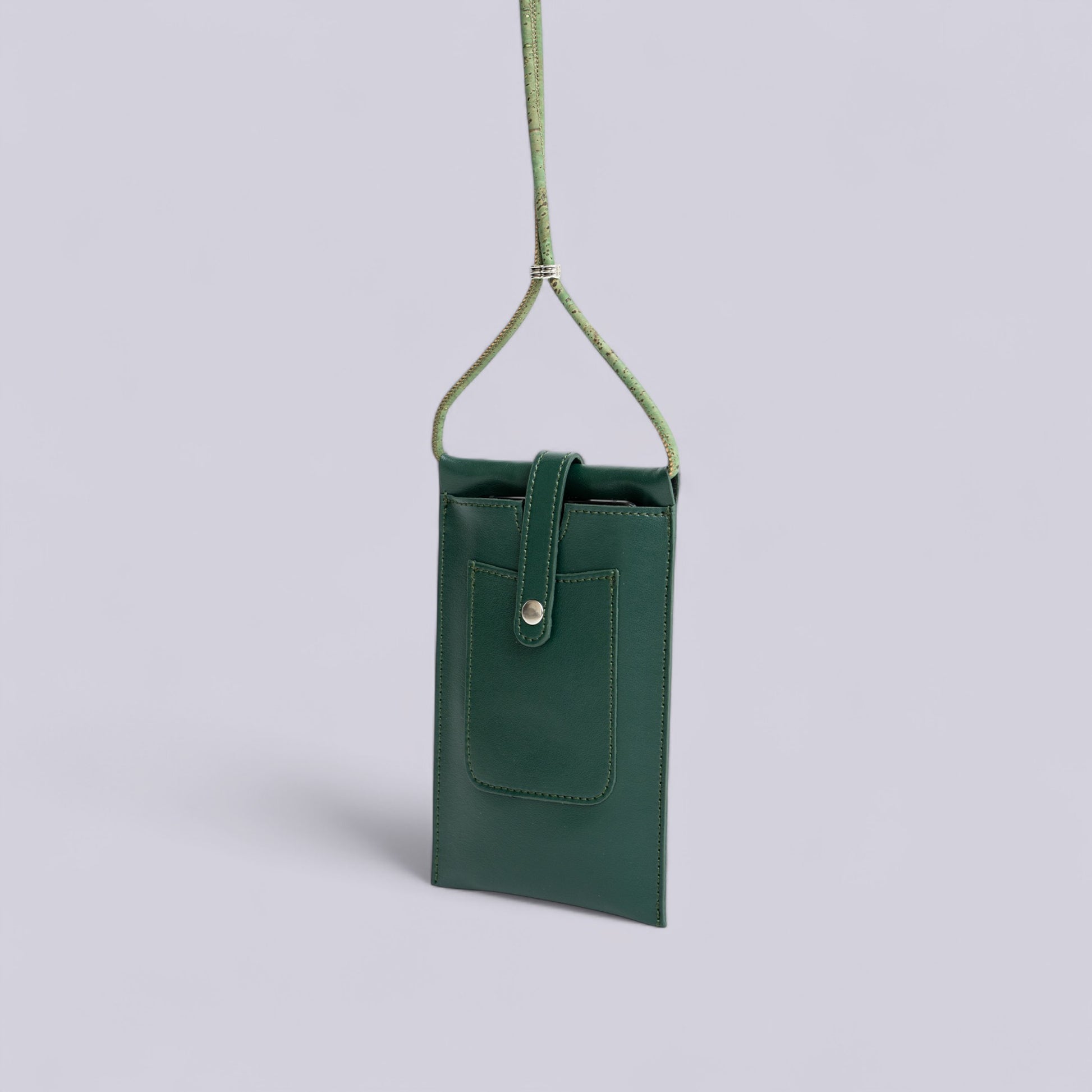 Vegan boyundan askılı telefon çantası