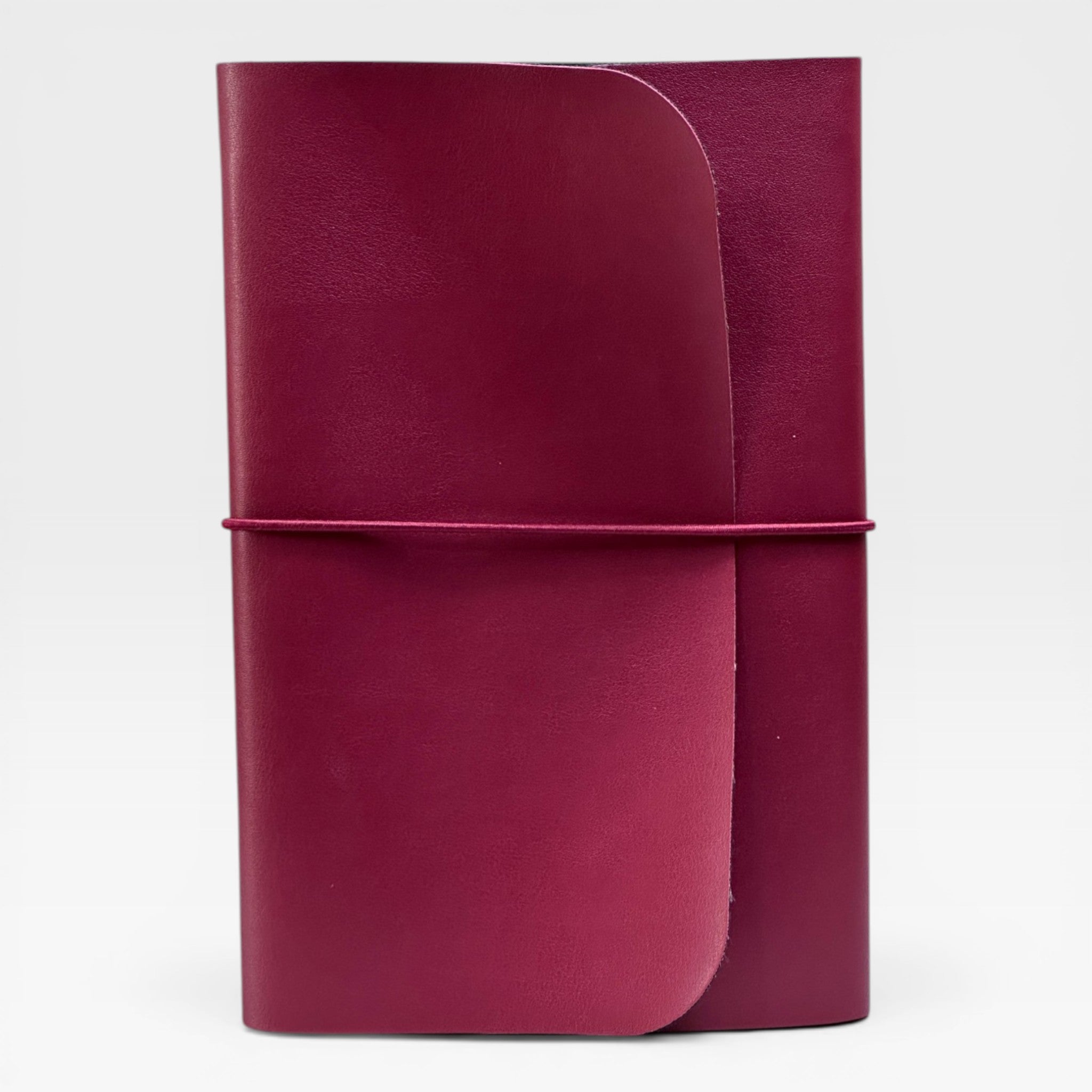 Terra A5 Trifold Defter Kılıfı - Bordo (Zeytin Derisi)