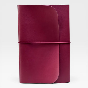 Terra A5 Trifold Defter Kılıfı - Bordo (Zeytin Derisi)