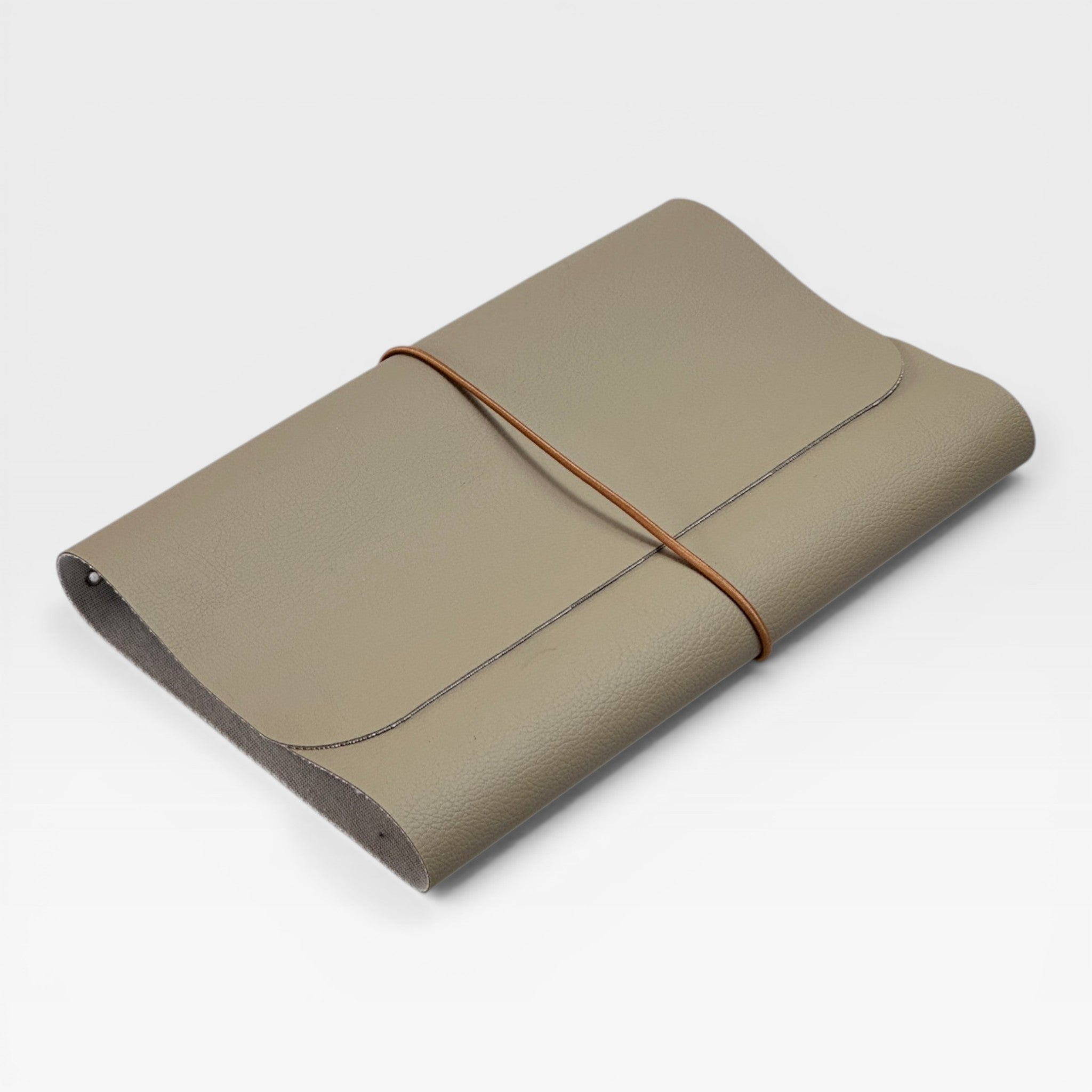 Terra A5 Trifold Defter Kılıfı - Bordo (Zeytin Derisi)