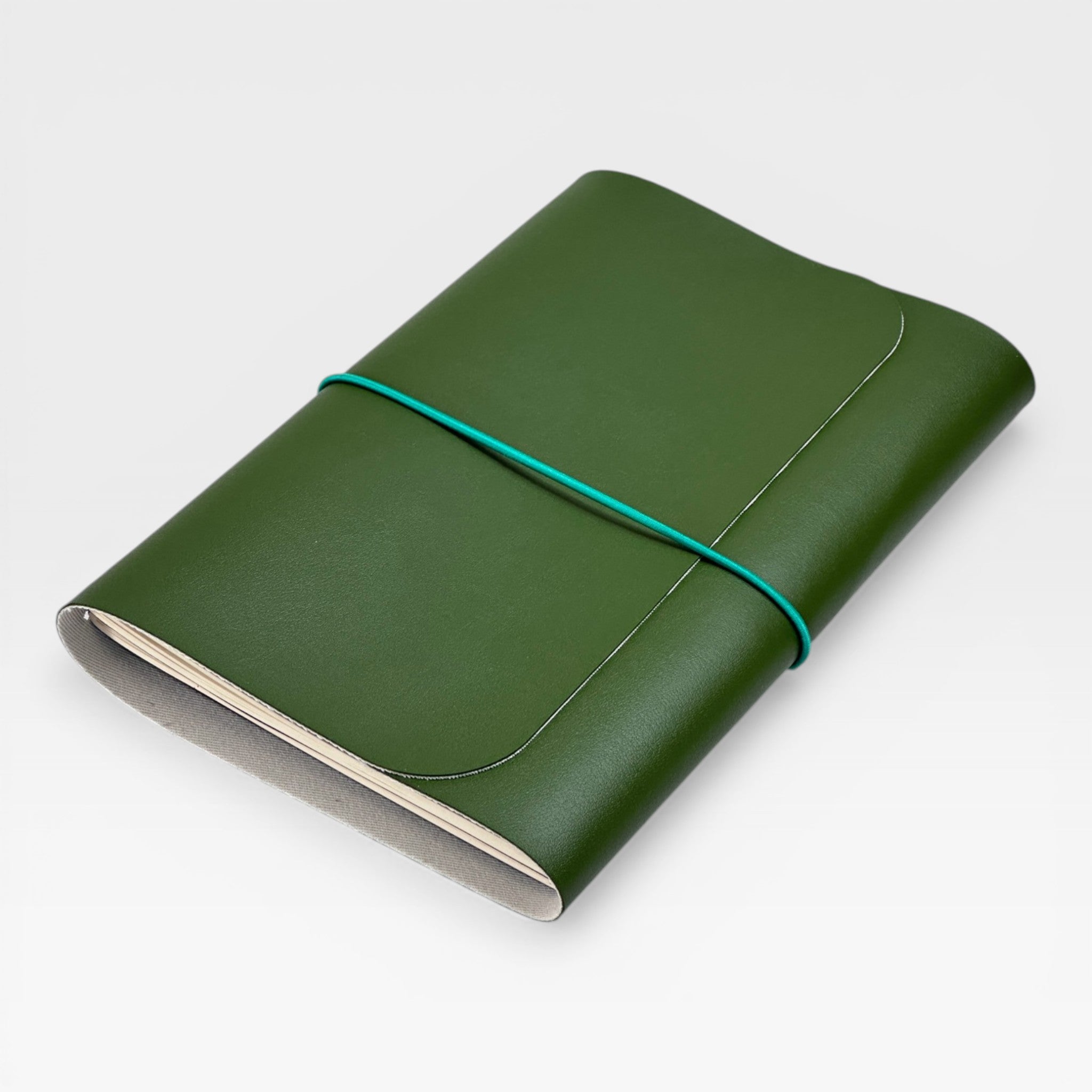 Terra A5 Trifold Defter Kılıfı - Bordo (Zeytin Derisi)