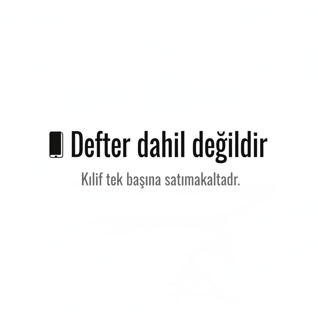 Defter Dahil Değildir